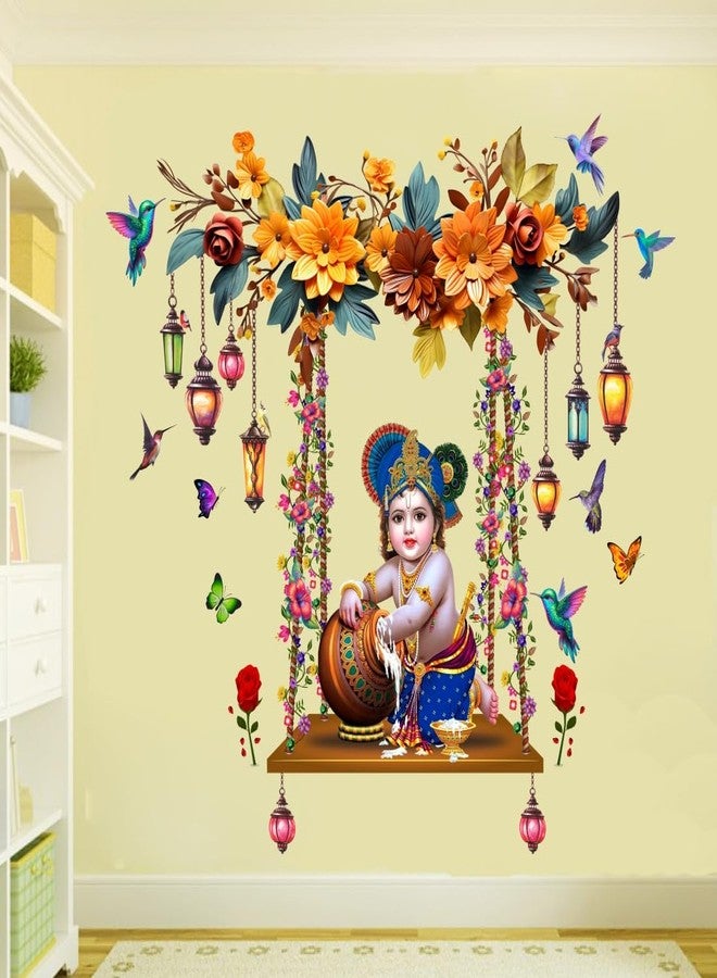 DivineDesigns ملصق حائط من تصميمات ديفاين ديزاينز، بتصميم فراشات وزهور كانها جي - Image 2